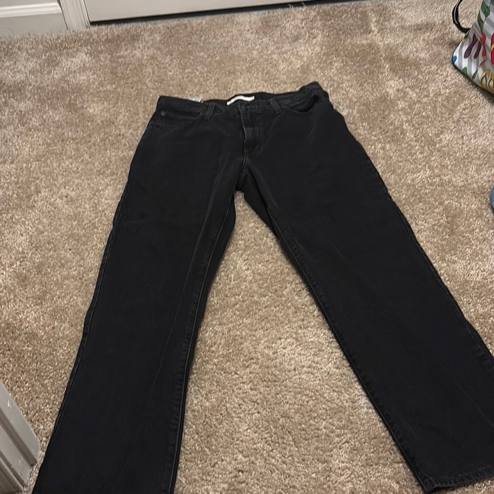 Levi's Dark Gray Baggy Jeans